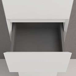 Style Line Шкаф пенал Манхэттен 36 белый матовый – фотография-5